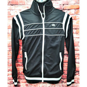 Marc Ecko Unltd Y2K Full Zip Warmup Track Jacket Rhino Size S